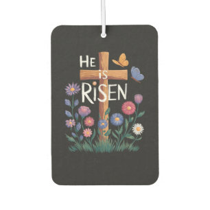 Er ist auferstanden Jesus Floral Christliches Oste Autolufterfrischer