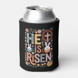 Er ist auferstanden Jesus Floral Süßer Osterhase K Dosenkühler