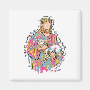 Er ist auferstanden Jesus und Lamm Gott Frohe Oste Magnet