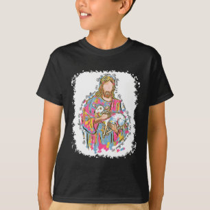 Er ist auferstanden Jesus und Lamm Gott Frohe Oste T-Shirt