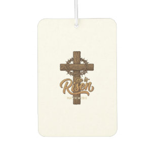Er Ist Auferstanden Kreuz Dornenkrone Christliches Autolufterfrischer