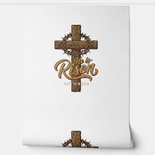 Er ist auferstanden Kreuz Dornenkrone Christliches Tapete