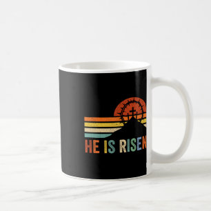 Er ist auferstanden Kreuz Jesus religiöser Osterta Kaffeetasse