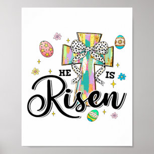 Er Ist Auferstanden Kreuz Kokette Bogen Eier Chris Poster
