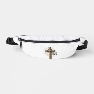 Er ist auferstanden Kreuz Matthäus 28_6 Vintage ch Bauchtasche