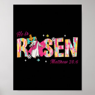 Er ist auferstanden Matthäus 286 Ostern Christlich Poster
