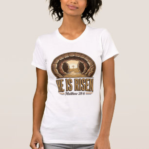Er ist auferstanden Matthäus 28 6 Vintage-Christli T-Shirt