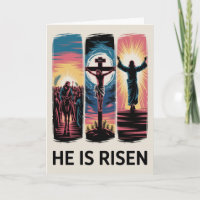 Er ist auferstanden Oster-Großpack Kirchen-Grußkar