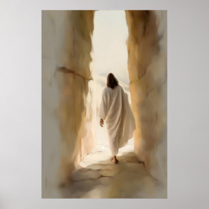 Er ist auferstanden Ostermalerei Jesus Christus To Poster
