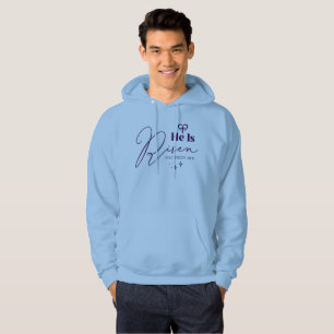 Er Ist Auferstanden Ostern Christlich Hoodie