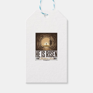 Er ist auferstanden Ostern Grab Kreuz Vintage Chri Geschenkanhänger