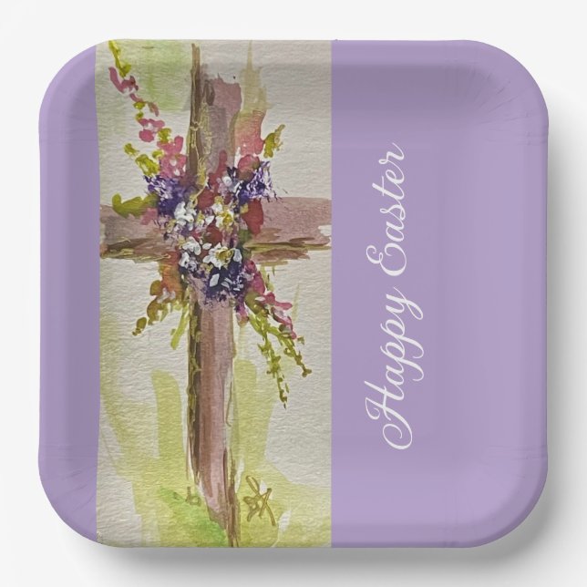 Er ist auferstanden  pappteller (Vorderseite)