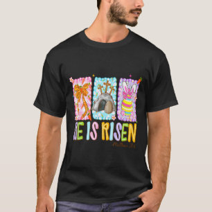 Er ist auferstanden preppy Ostern christlich Jesus T-Shirt