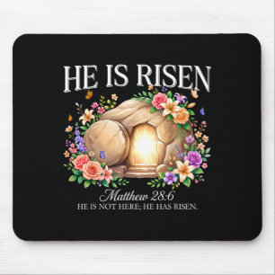 Er ist auferstanden religiös christlich Ostern Jes Mousepad