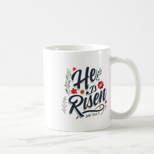Er Ist Auferstanden Religiöses Ostern-Shirt Aufers Kaffeetasse