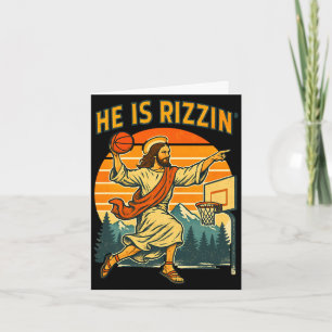 Er ist auferstanden rizzin Ostern christlicher Gla Karte