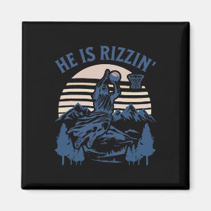 Er ist auferstanden Rizzin' Ostern Jesus Christlic Magnet