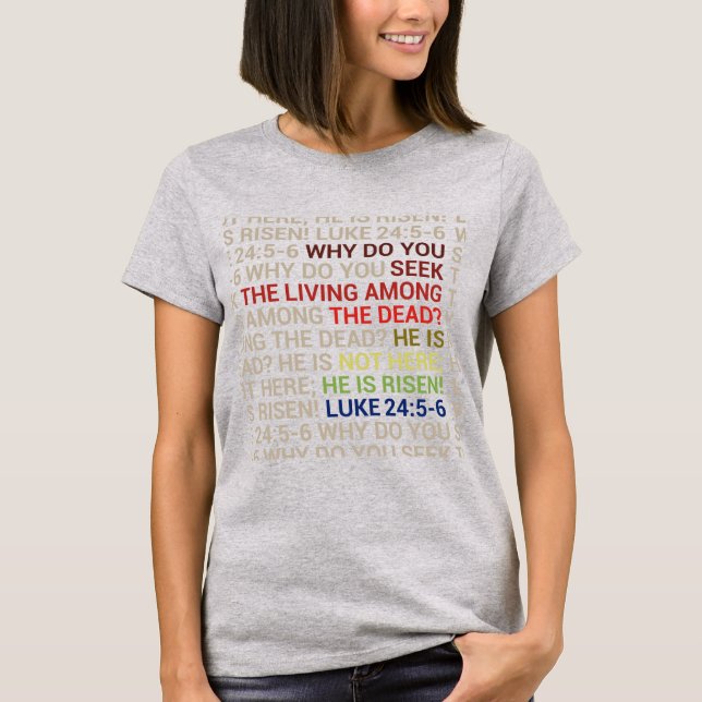 Er ist auferstanden T-Shirt (Vorderseite)