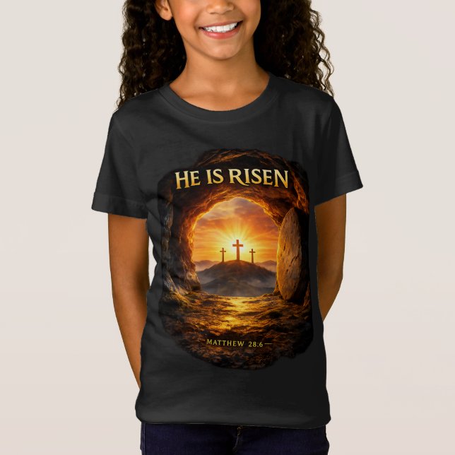 Er ist auferstanden T-Shirt (Vorderseite)