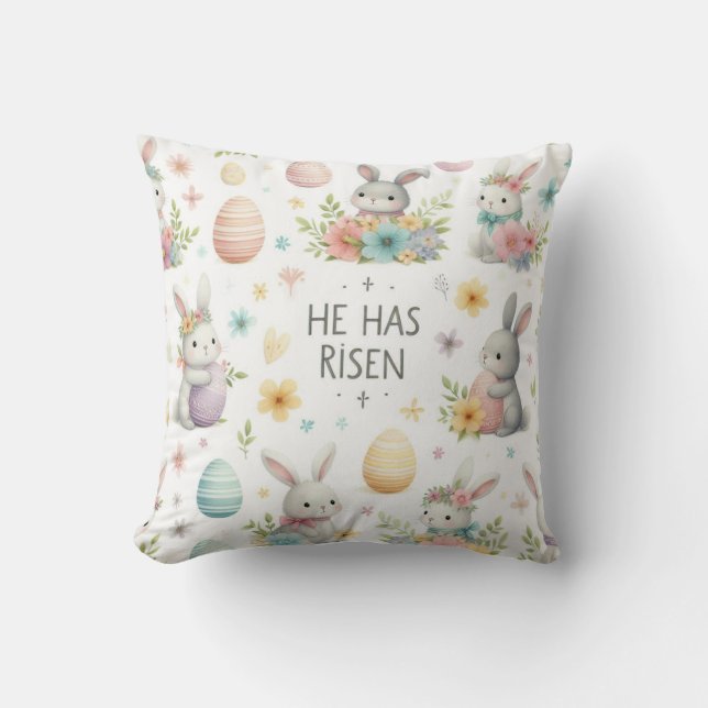 Er ist aufgegangen kissen (Vorderseite)