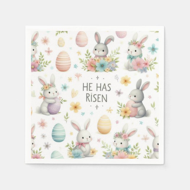 Er ist aufgegangen serviette (Vorderseite)