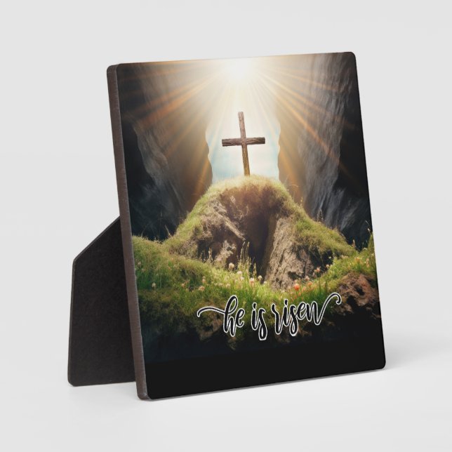 Er ist aufgestanden, Ostern, Fotoplatte (Vorderseite)