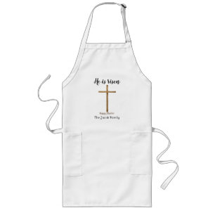 Er ist aufgewachsen, glücklich Ostern zu Familie,  Lange Schürze