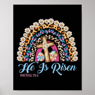 Er ist aus Leopard Rainbow zu Ostern Poster