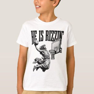 Er ist Bysketbyll Rizzin Hemd Ostern Christlich  T-Shirt