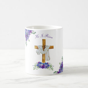Er ist Christlich Ostern Personalisiert Risen Kaffeetasse