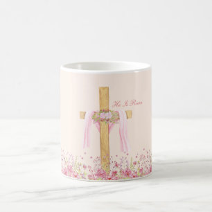 Er ist Christlich Ostern Personalisiert Risen Kaffeetasse