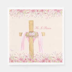 Er ist Christlich Ostern Personalisiert Risen Serviette
