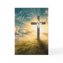 Er ist Christliches Kreuz und Lilies Oaster