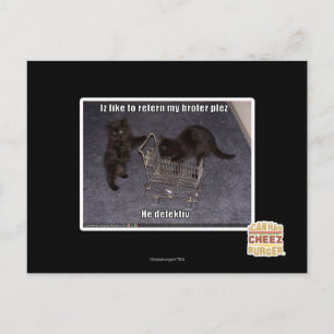 Er ist defekt postkarte