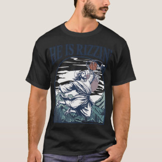 Er ist der Christliche Glaube an den religiösen Ko T-Shirt