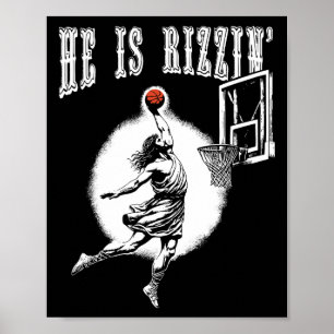 Er ist der sonnige OsterJesus, der auf Bysketbyll  Poster