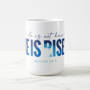Er ist die Tasse des Kaffees.