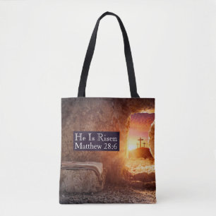 Er ist drei Kreuzungen leere Grabkirche Ostern Ris