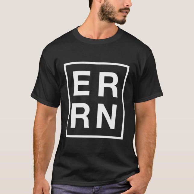 Er ist ein Krankenwagen im Notfall. T-Shirt (Vorderseite)