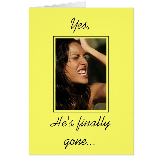 Er ist endlich weg (Vorne)