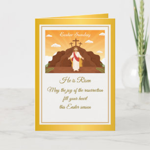 Er ist erwischt" Happy Oaster - anpassbare religiö