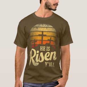 Er ist für einen Osterfan Jesus Christlich aufgewa T-Shirt