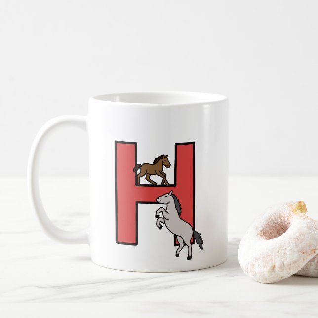 Er ist für... personalisiert kaffeetasse (Mit Donut)