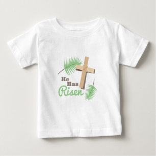 Er ist gestiegen baby t-shirt