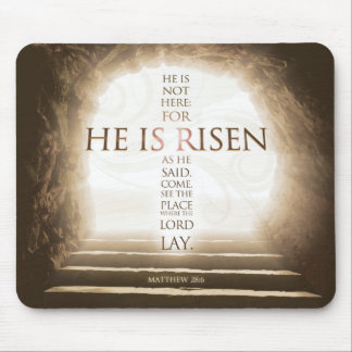 Er ist gestiegenes Mousepad - Matthew-28:6