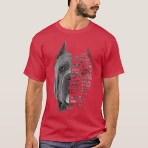 Er ist Ihr Freund Ihr Partner Ihr Hund Cane Corso T-Shirt