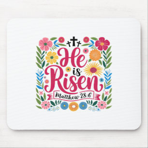 Er ist Jesus Christlichen glücklichen Osterbibel v Mousepad