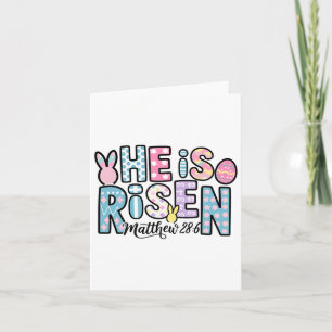 Er ist Jesus Christlichen Osterkids Mädchen versch Karte