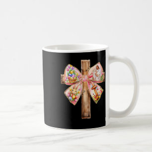 Er ist Jesus Coquette Bow Osterkreuz Frauen riskie Kaffeetasse