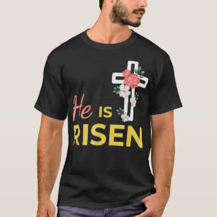 Er ist Jesus glücklichen Ostern Christlichen Fai r T-Shirt